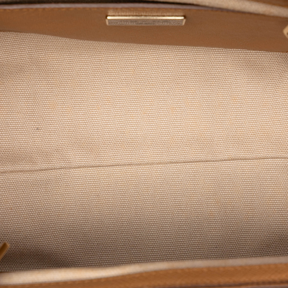 Pre-Loved Prada Bicolor Saffiano Cuir Trimmed Leather Satchel - Picture 4 of 8